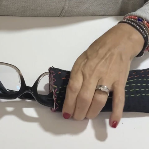 porta-lentes Indian súper fácil de hacer