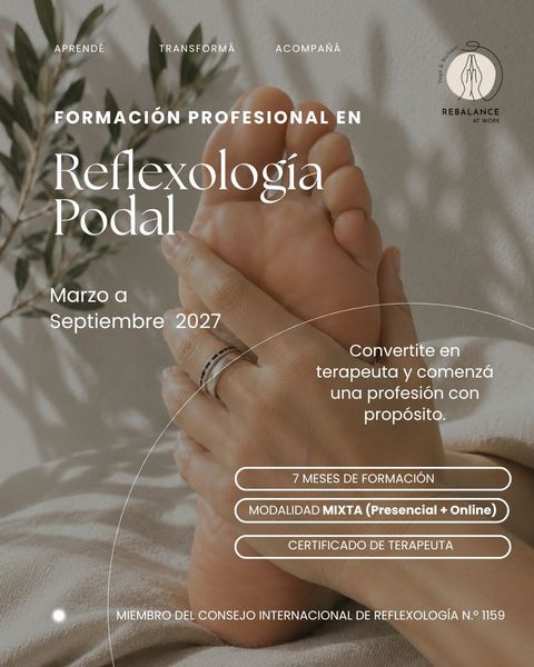 FORMACIÓN PROFESIONAL EN REFLEXOLOGÍA PODAL