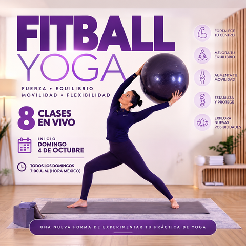 CLASE 01. Fitball Yoga Full Body.