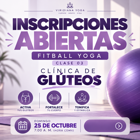 INSCRIPCIÓN CLASE EN VIVO. Domingo 25 Octubre
