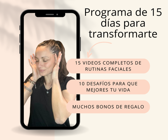 Programa de yoga facial de 15 días para transformarte