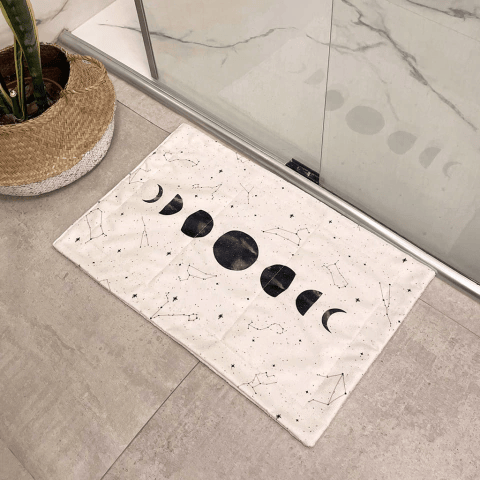ALFOMBRA DE TOALLA - FASES LUNARES
