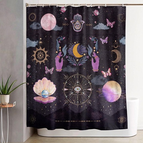  Cortina de Baño Mística