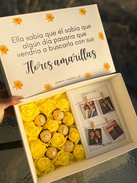 Box Cuadro con Flores Amarillas