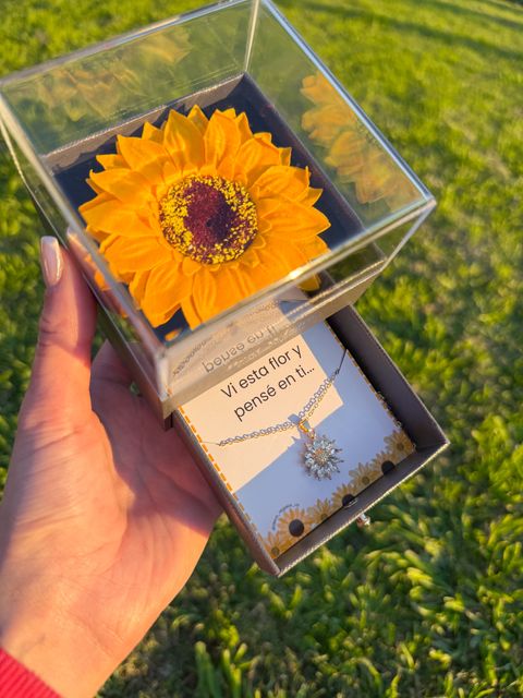 Box Exclusiva Girasol con collar Girasol