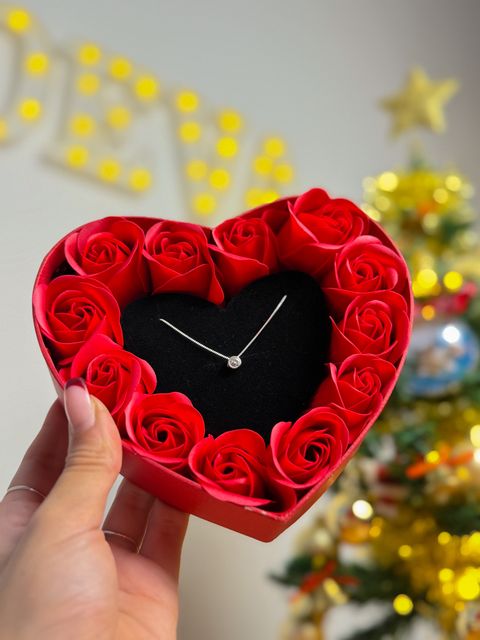 Box Roses Corazon