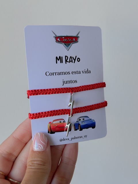 Pulseras Rayo Mcqueen ️