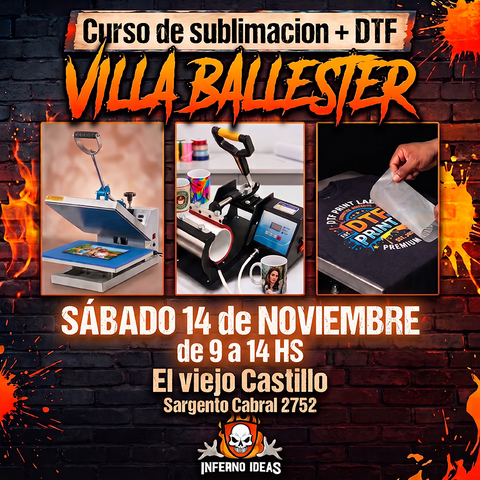Curso de sublimación + DTF