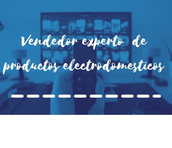 Curso, Vendedor experto de productos electrodomesticos.