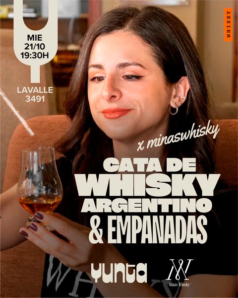 Cata Single Malt Argentino y Empanadas
