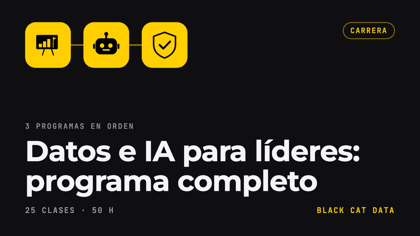 Datos e IA para líderes: programa completo