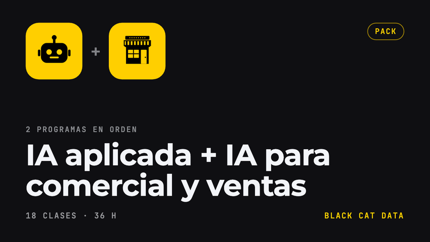 IA aplicada + IA para comercial y ventas