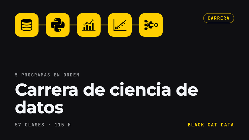 Carrera de ciencia de datos
