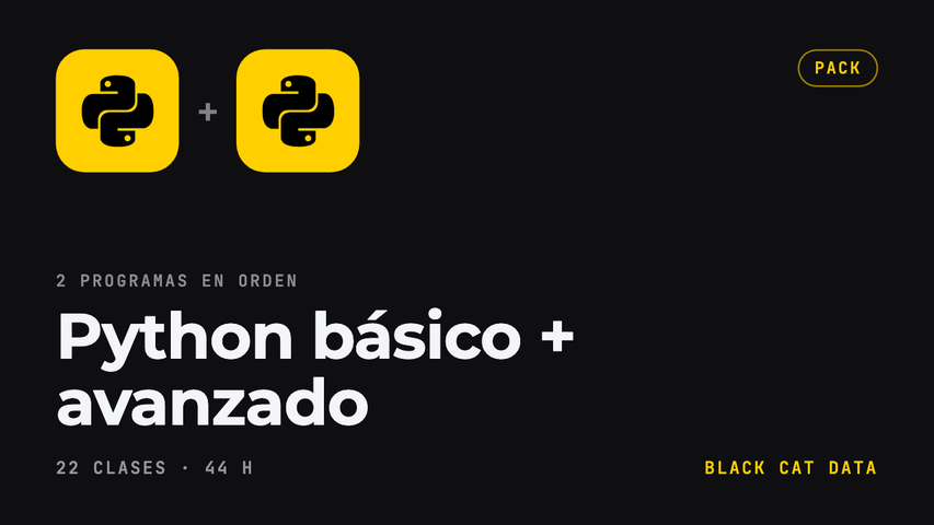 Python básico + avanzado