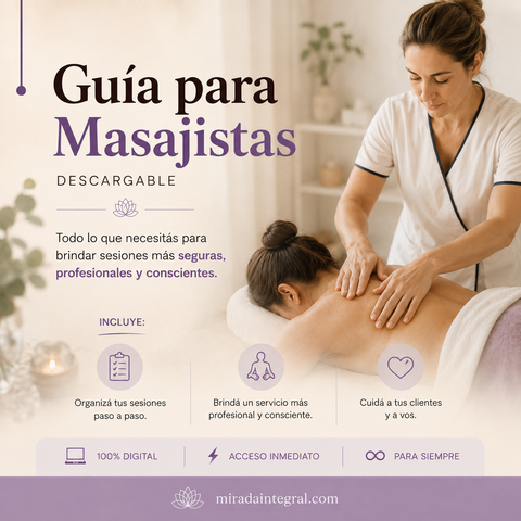 ✨Guía práctica para Masajistas✨