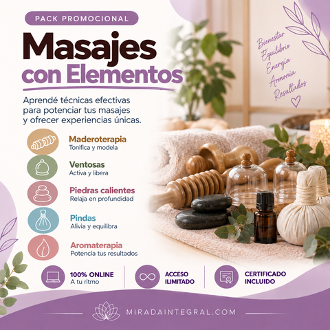 ✨COMBO MASAJES CON ELEMENTOS✨