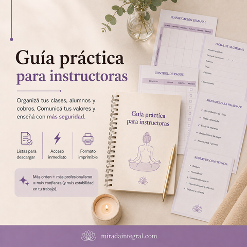 ✨Guía práctica para Instructoras✨
