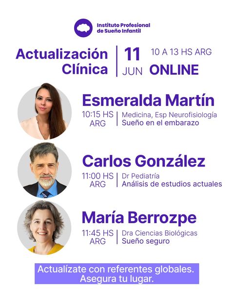 Actualización Clínica en Sueño Infantil - virtual 11 de Junio 2026