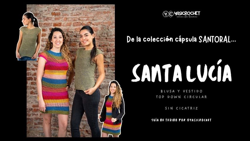 Guía de tejido + videotutorial: Santa Lucía, de la Colección Santoral