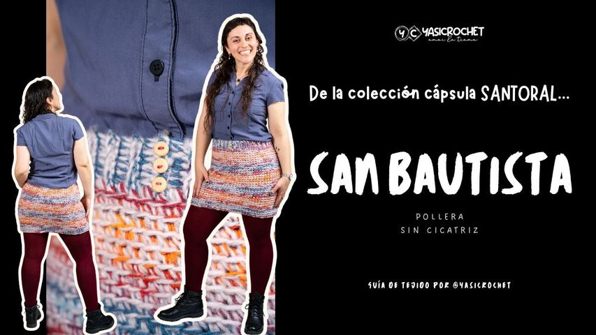 Guía de tejido + videotutorial: San Bautista, de la Colección Santoral