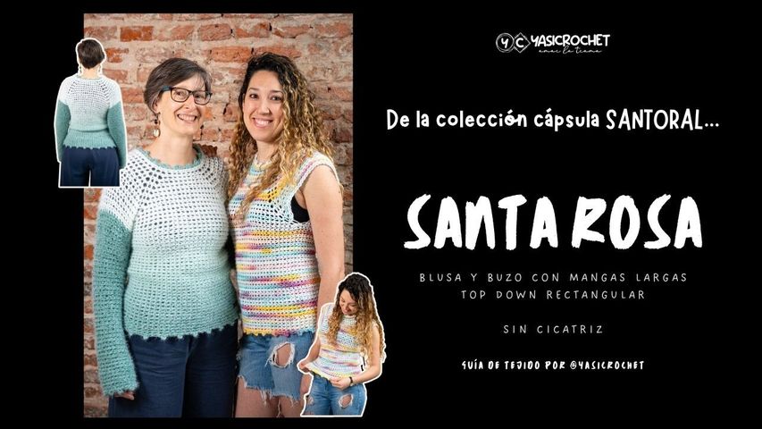Guía de tejido + videotutorial: Santa Rosa, de la Colección Santoral