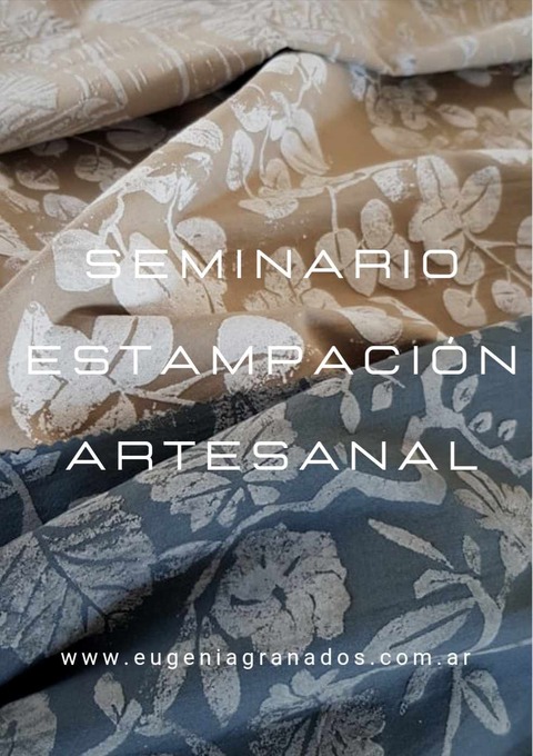 Seminario de ESTAMPACIÓN ARTESANAL + Manual digital