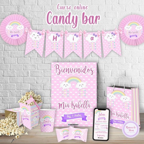 Realiza candy bar y productos para eventos
