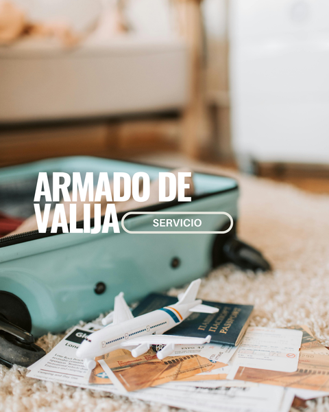 ARMADO DE VALIJA/ Online o presencial