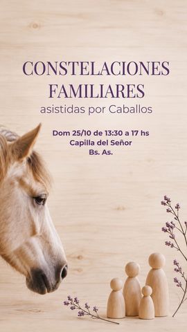 🐎 C. del Señor - Taller de C. Familiares Asistidas con Caballos