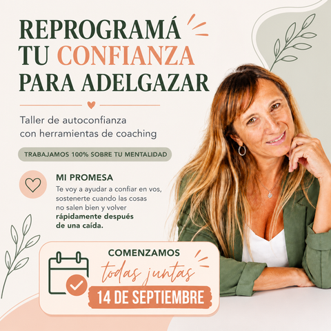 REPROGRAMÁ TU CONFIANZA PARA ADELGAZAR