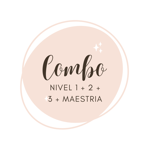 Combo Reiki 1 + 2 + 3 + Maestría