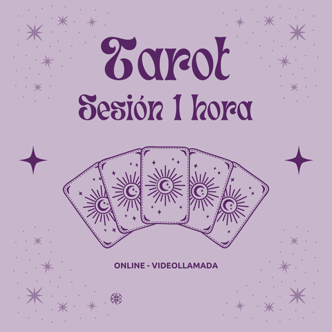 Lectura de tarot online - 1 hora videollamada