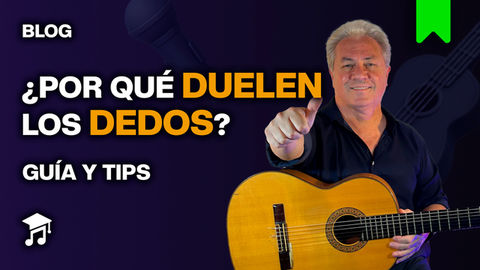 ¿Es normal que duelan los dedos al tocar la guitarra?