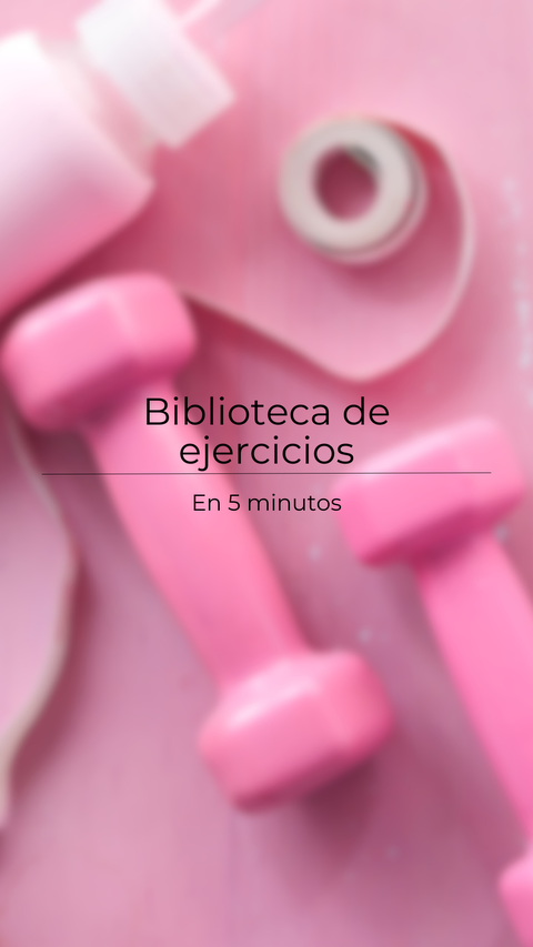 Biblioteca de ejercicios en 5 minutos. 