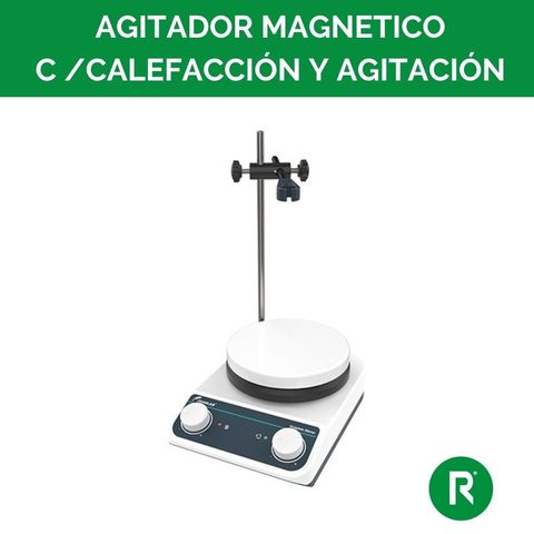 AGITADOR MAGNÉTICO CON CALEFACCIÓN Y AGITACIÓN