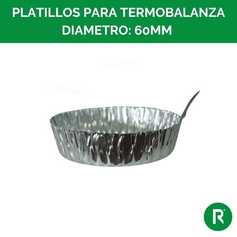 PLATILLO PARA TERMOBALANZA O ANALIZADOR DE HUMEDAD 60mm