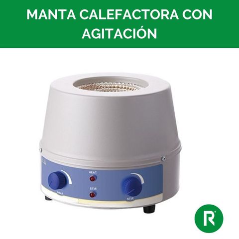 MANTA CALEFACTORA CON AGITACIÓN