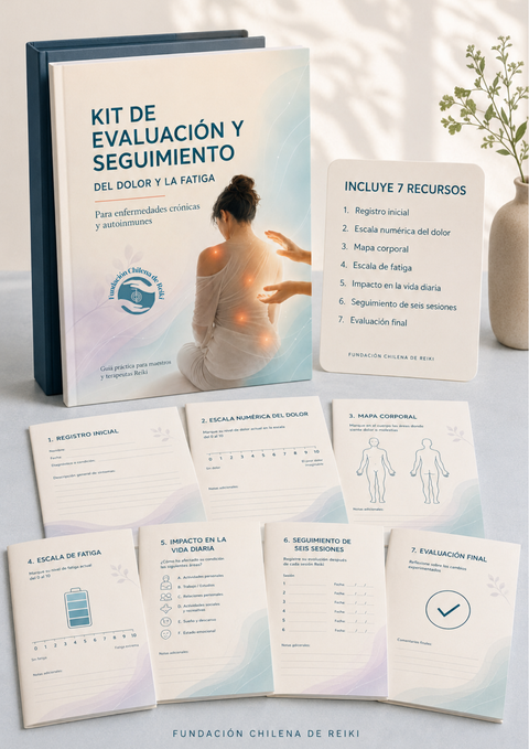 Kit de Evaluación y Seguimiento del Dolor y la Fatiga para Terapeutas Reiki