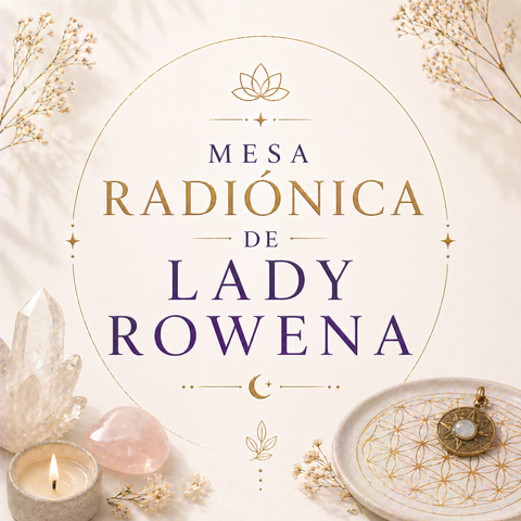 Mesa Radiónica Lady Rowena 🌸 