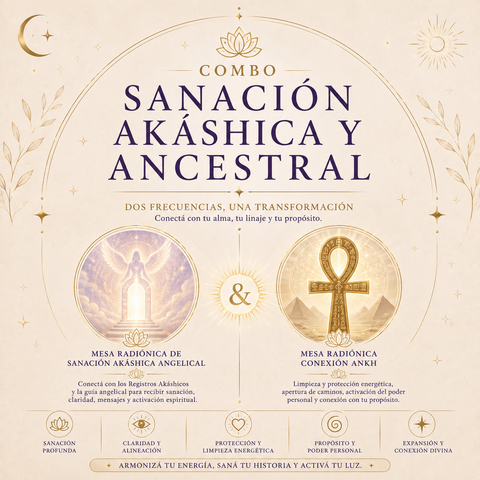 ✨ Combo Sanación Akáshica y Ancestral