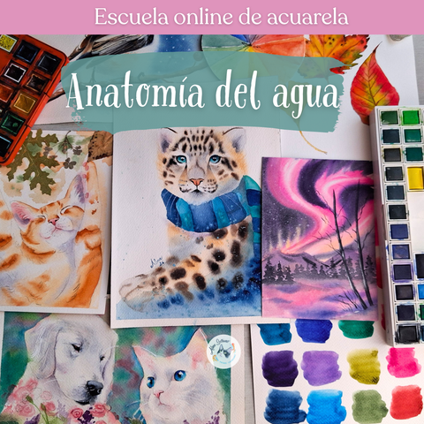 Escuela online de acuarela: Anatomía del Agua