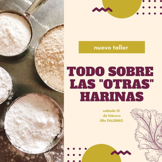 Clase: Todo sobre las otras harinas