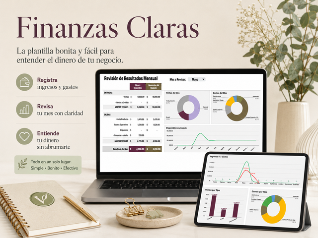 Plantilla Finanzas Claras Negocio