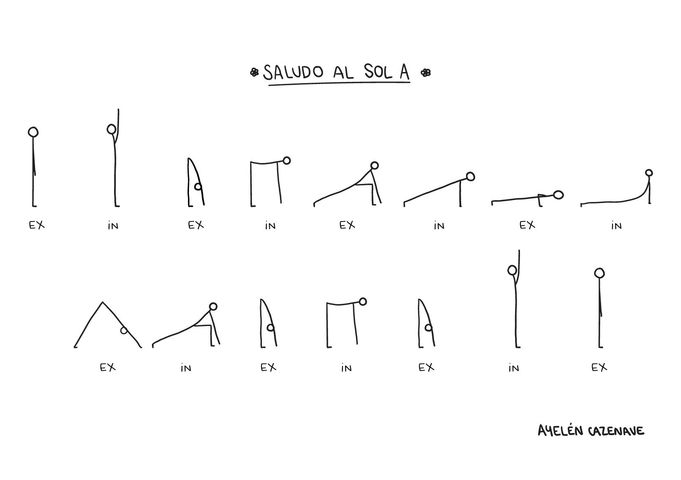 #1 Saludo al sol A - variante corredor