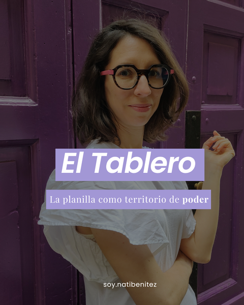 El Tablero. La planilla como territorio de poder. 