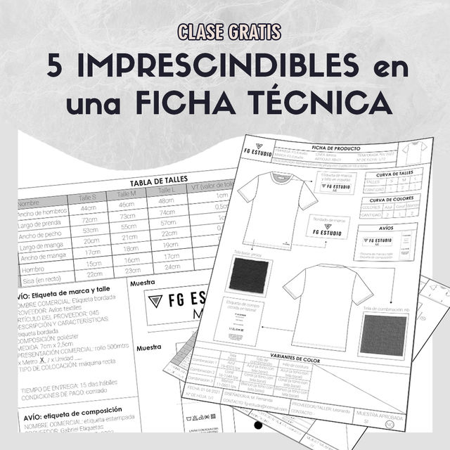 Ficha técnica de moda: 5 imprescindibles