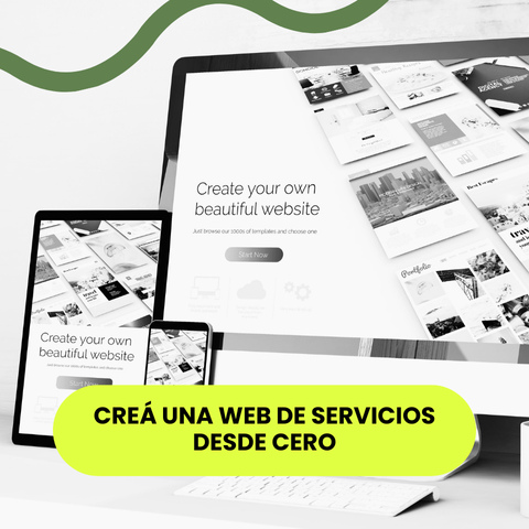 Creá una web de servicios desde cero