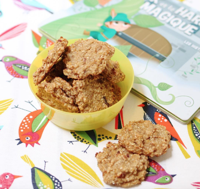 Galletitas de banana y avena #7meses