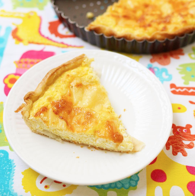 Tarta a los 4 quesos