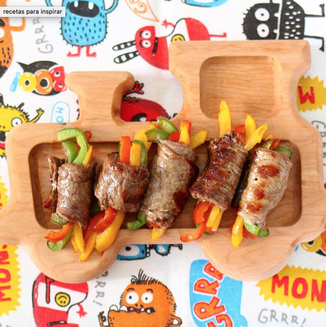 Roll de lomo con verduras